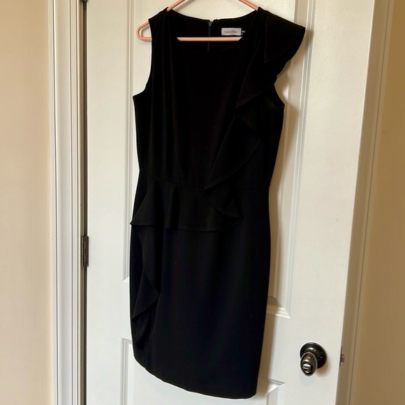Calvin Klein Black Midi Dress - Picture 5 of 7